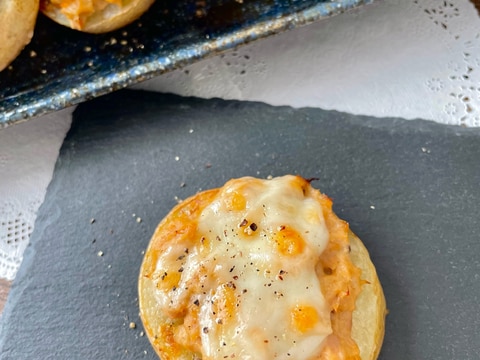 ポテトのツナみそマヨチーズ焼き♪